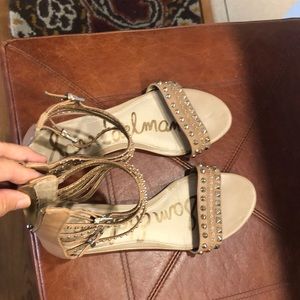 Sam Edelman women’s leather ankle sandals